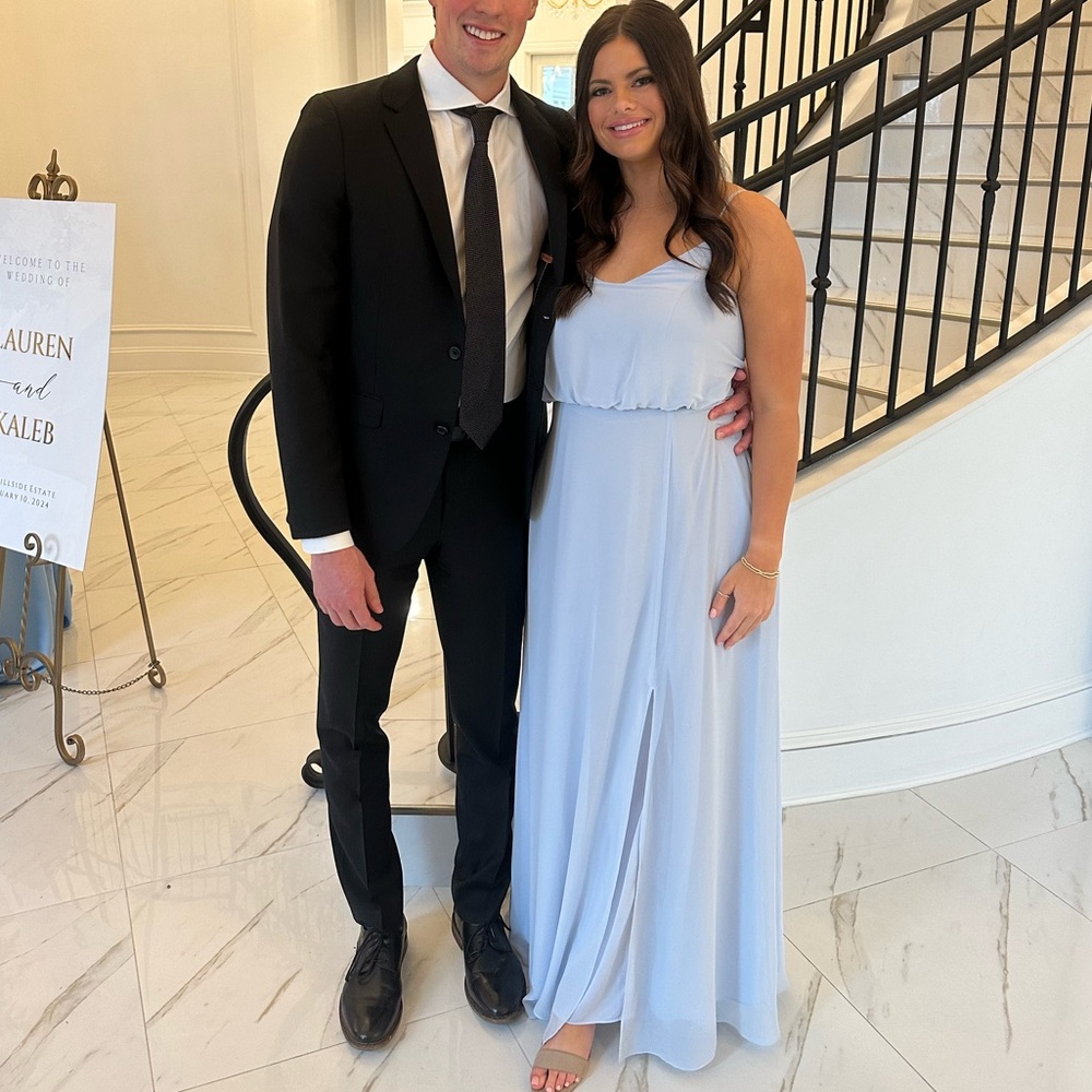 Birds Grey “Gwennie” Dress for Bridesmaid